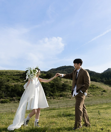 아이스냅유 웨딩 촬영