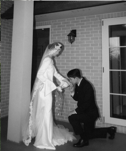 지구본 웨딩 촬영