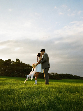 지구본 웨딩 촬영