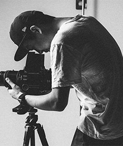 스튜디오한 촬영 장면